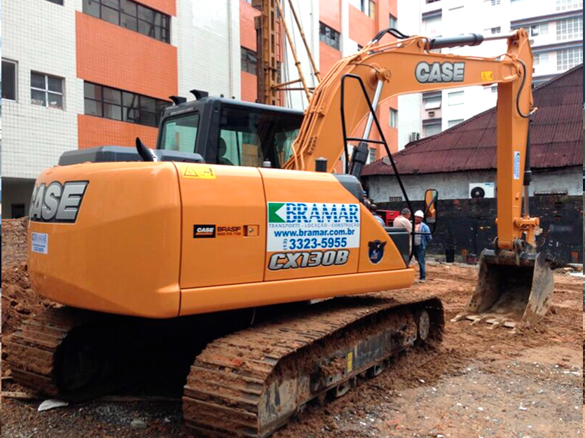 escavadeira 13t santos