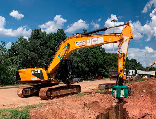 escavadeira 22t santos