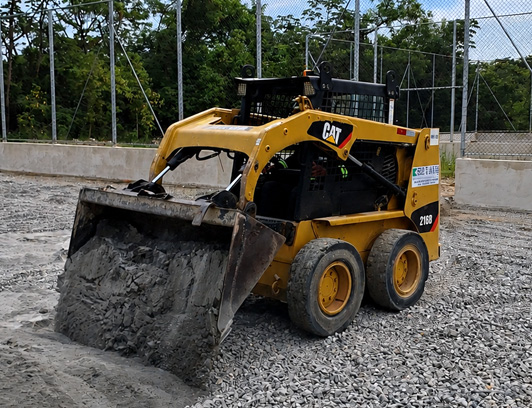 bobcat mini carregadeira santos